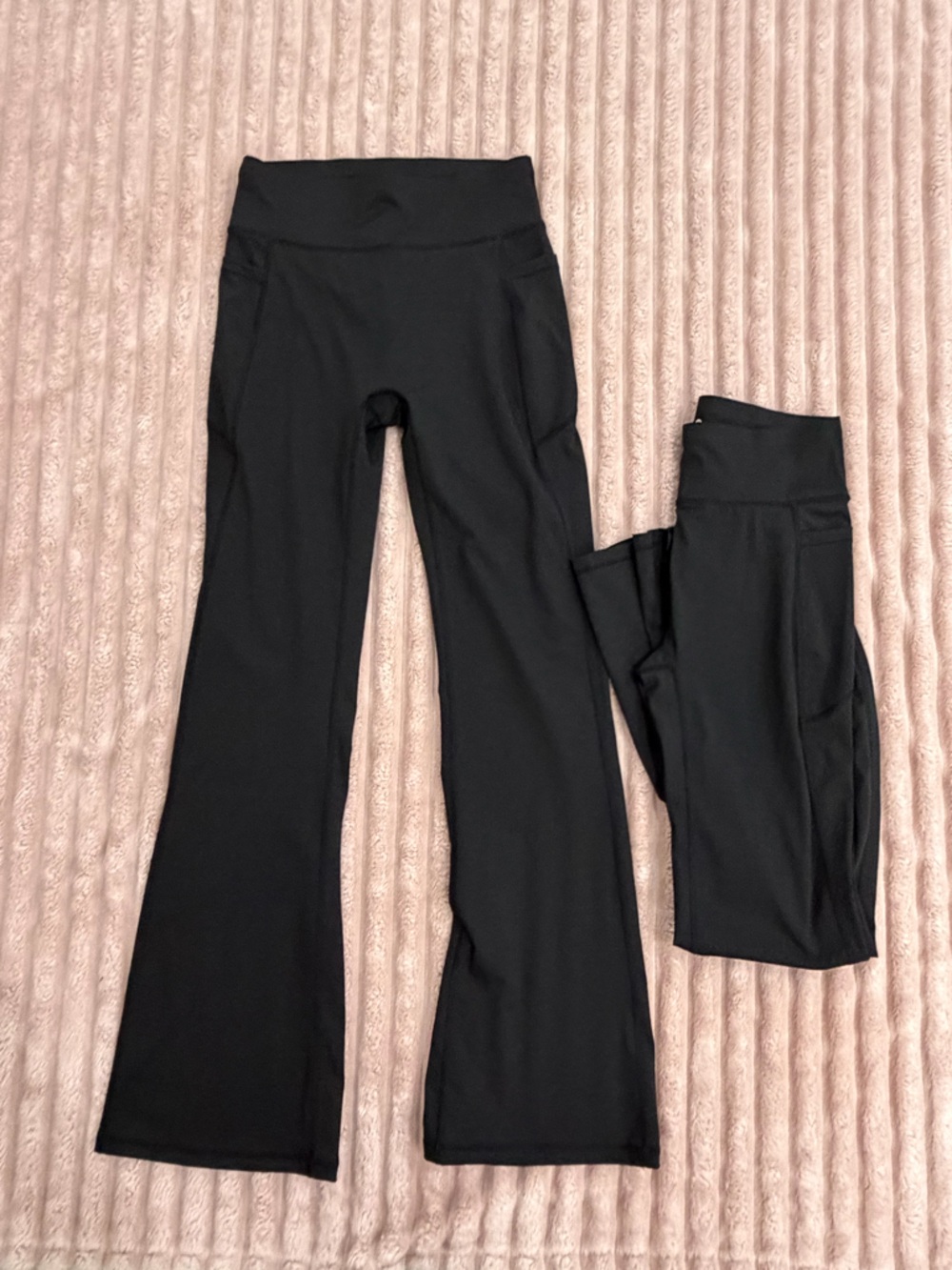 NWOT Bundle of Women's Black Flare Active Pants